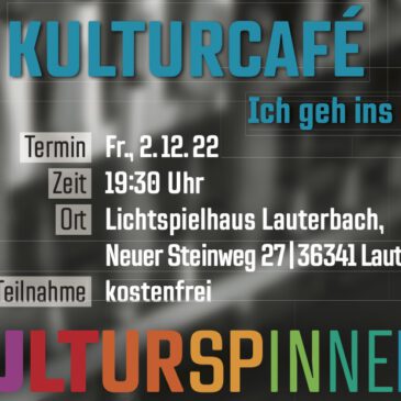 SAVE THE DATE – Kulturcafé